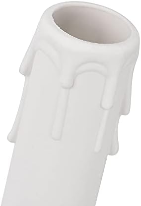Uxcell Candle Socket Covers for E14 Chandeliers White Pack of 9