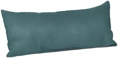TRP Lagoon Green Rectangle Throw Pillow with Insert