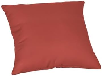 TRP Reversible Square Throw Pillow 20x20 Henna Rust