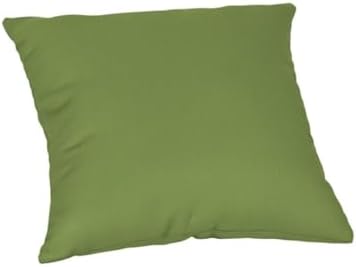 Casual Style Reversible Square Throw Pillow 20x20 Inch Sage Green All Weather
