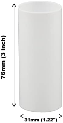 Creative Hobbies White Plastic Medium Base Candle Covers 6 Pack