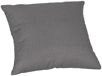TRP Reversible Square Throw Pillow 18x18 Inches Slate Dark Gray