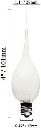Creative Hobbies Silicone Dipped Candle Light Bulbs 10 Pack