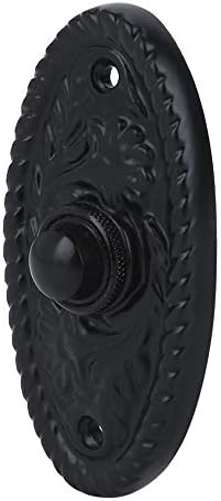 A29 Black Powder Coated Antique Doorbell Button