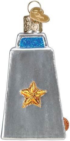 Old World Christmas Cowbell Glass Ornament for Tree