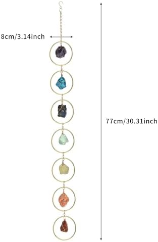 Healing Crystal Energy Wind Chime with 7 Colors