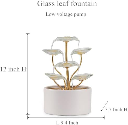 Tabletop Fountain Water Feature for Indoor and Outdoor Use