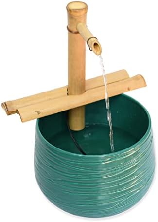 Bamboo Accents Zen Garden Water Fountain Kit - Adjustable Spout Matte Finish 12 Inch