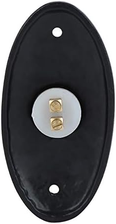 A29 Black Powder Coated Antique Doorbell Button