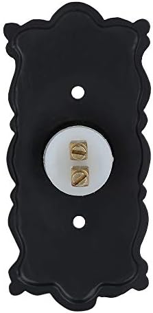 Antique Iron Door Bell Push Button with Brass Finish