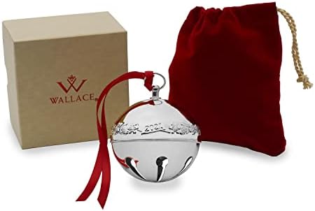 Wallace 51st Edition 2021 Silver Sleigh Bell Ornament