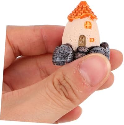 GLEAVI 6pcs Miniature House for Garden Decor