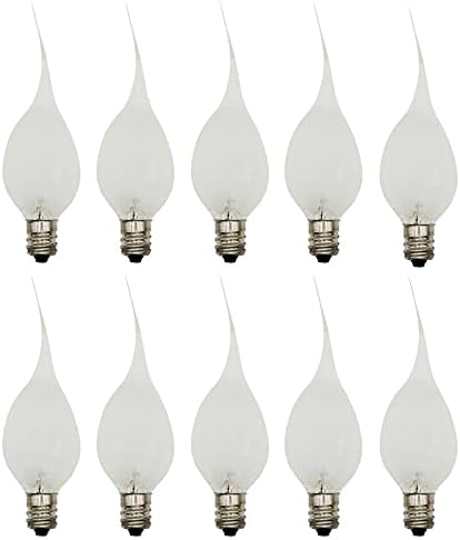 Creative Hobbies Silicone Dipped Candle Light Bulbs 10 Pack