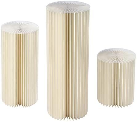 3pcs Foldable Cardboard Honeycomb Flower Stand