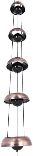 ASTARIN Copper Wind Chimes with 5 Bells for Outdoor