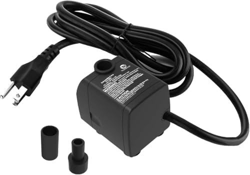 Ultra Quiet Submersible Water Pump with Dry Burn Protection 160GPH