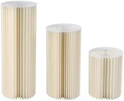 3pcs Foldable Cardboard Honeycomb Flower Stand