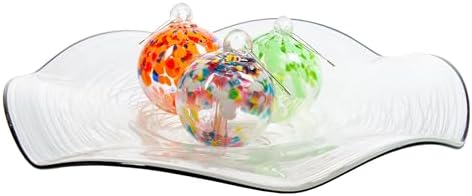 Dale Tiffany Hand Blown Glass Gazing Ball Tree of Life 4 Inch