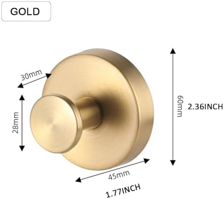 Suction Cup Wreath Hanger 15 Lbs Gold 2 Pack