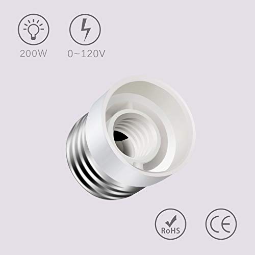 DiCUNO E26 to E12 Socket Adapter 6-Pack