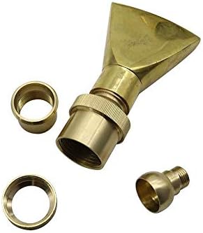 Adjustable Brass Fan Shaped Garden Fountain Nozzle