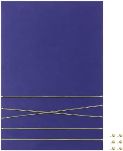 Navaris Velvet Memo Board 12x17 Dark Blue