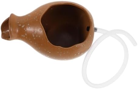 PRETYZOOM Mini Spitter Ceramic Fountain Jar for Fish Tank and Garden