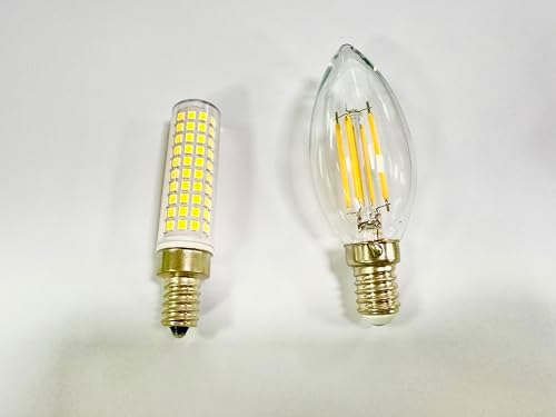 ALIDE E12 10W 6000K LED Candelabra Bulbs 5Pack