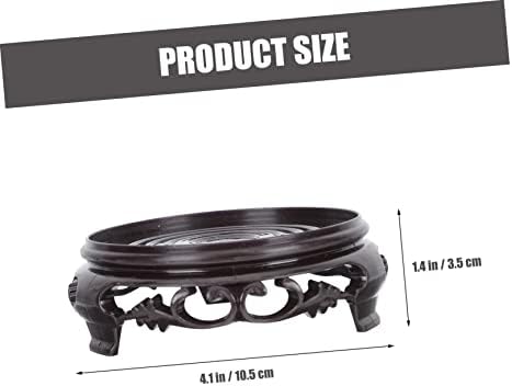 5Pcs Antique Style Round Flowerpot Base Stand for Elevated Planter Display