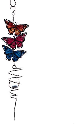 18 Inch Butterfly Wind Spinner Garden Decor