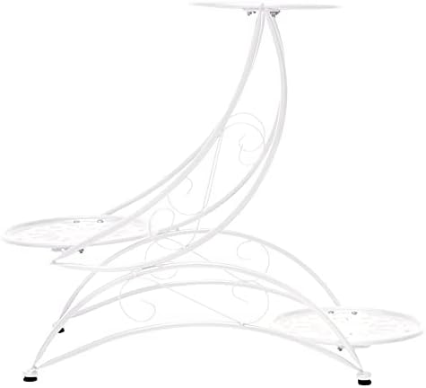 3 Tier Metal Plant Stand for Indoor Outdoor Use