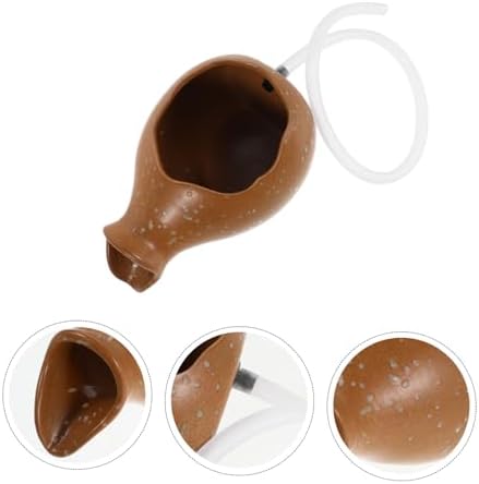 PRETYZOOM Mini Spitter Ceramic Fountain Jar for Fish Tank and Garden