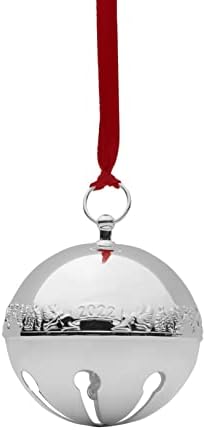 Wallace 2022 Silver Plated Sleigh Bell Ornament 52nd Edition Christmas