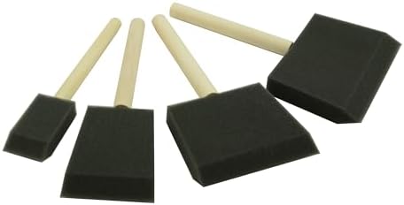 Poly Foam Brushes 21pcs Set for Painting and Staining