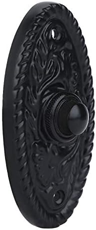 A29 Black Powder Coated Antique Doorbell Button