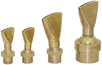 Adjustable Brass Fan Shaped Garden Fountain Nozzle