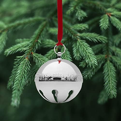 Wallace 2022 Silver Plated Sleigh Bell Ornament 52nd Edition Christmas