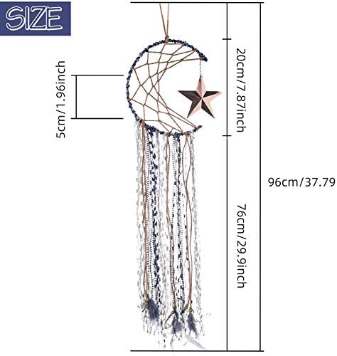 Jetec 3 Piece Blue Dream Catcher Wall Decor