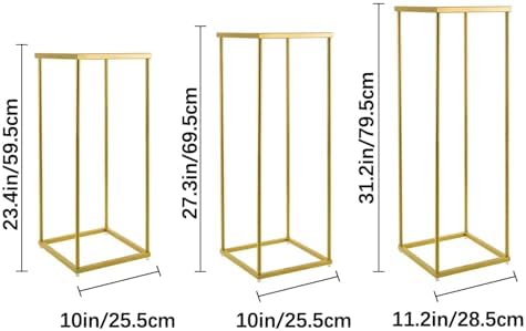 Vincidern 6 Piece Gold Wedding Flower Stand Set