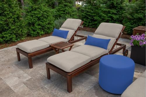 Indoor Outdoor Rectangle Lumbar Throw Pillow with Insert