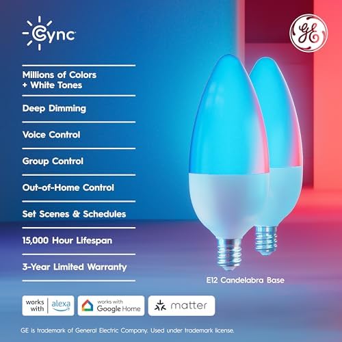 Cync Smart LED Light Bulbs 3 Pack