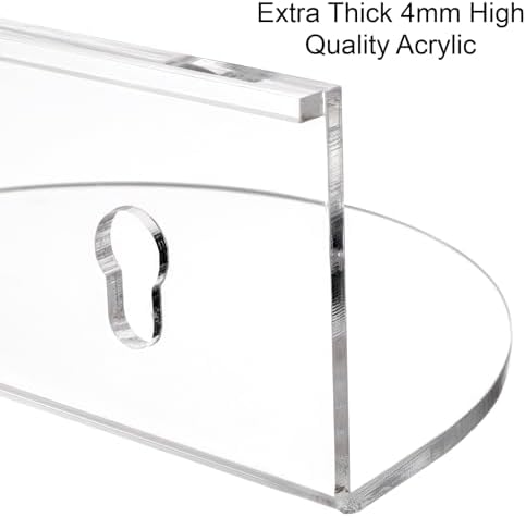 Suwimut 4 Pack Floating Shelf for Windows and Aquariums