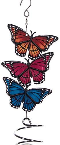 18 Inch Butterfly Wind Spinner Garden Decor