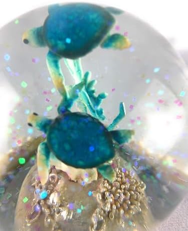 Sea Turtle Snow Globe Ocean Life Beach Themed Decor Figurine