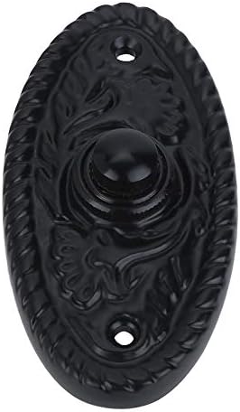 A29 Black Powder Coated Antique Doorbell Button