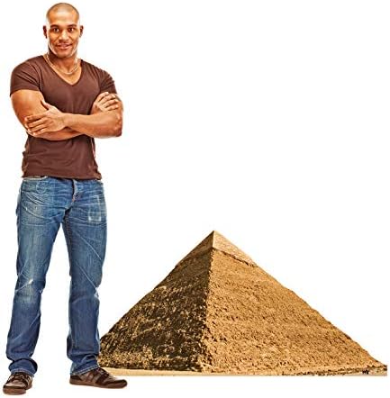 Cardboard People Chephren Pyramid Stand Up Decor