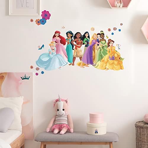 RoomMates RMK5330GM Disney Princess Flowers and Friends Giant Peel and Stick Wall Decals
