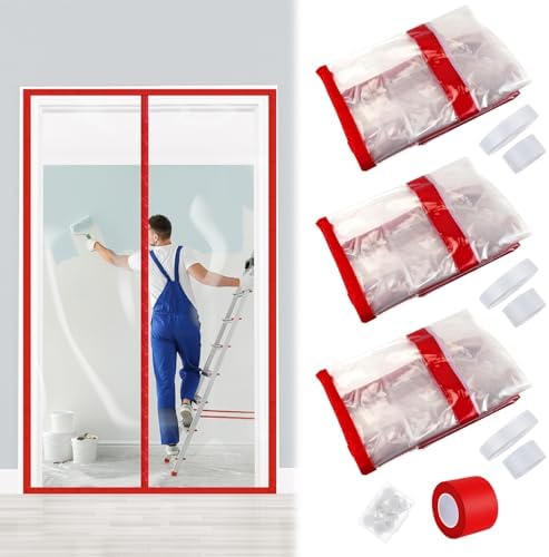 Preboun 3 Piece Magnetic Dust Barrier Door Kit