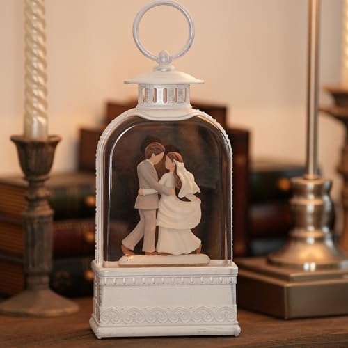 Wedding Gifts Lighted Snow Globe with 6H Timer