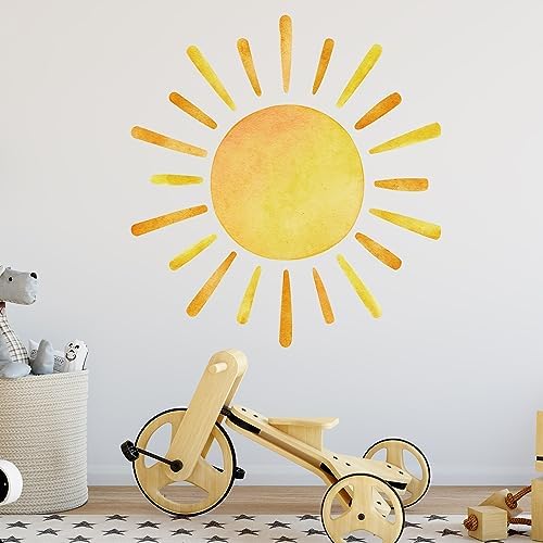 417 X 398 Boho Sun Wall Decals Peel and Stick